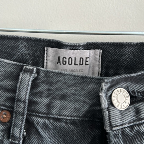 AGOLDE 90’s Pinch Waist Denim - Black Tea - Picture 2 of 4